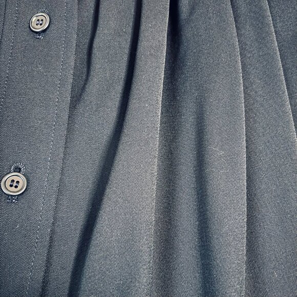 Yves Saint Laurent Dark Navy (almost black) Gaberdine Pencil Skirt - Picture 3 of 11